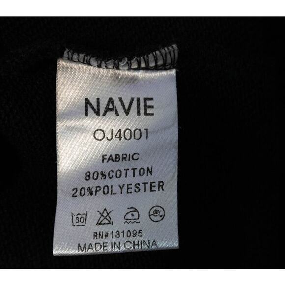 NAVIE Crystal Skull Zipper Hoodie Jacket Size Medium Unisex - Picture 6 of 7